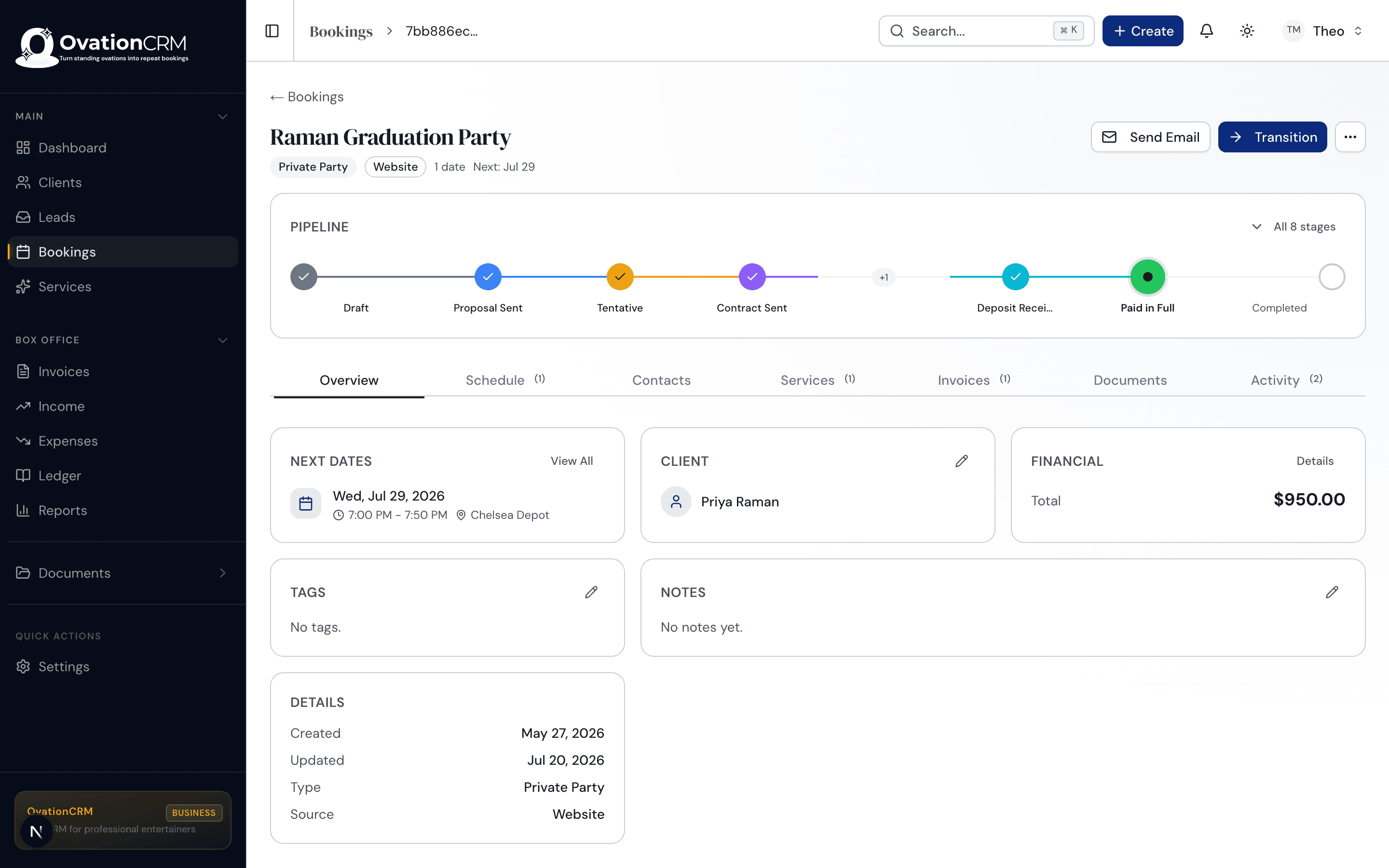 Multi-Date Runs in OvationCRM